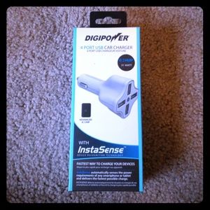 🆕️ NWT DigiPower 4 Port USB Car Charger